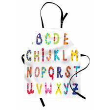 Funny Colorful Letters Apron