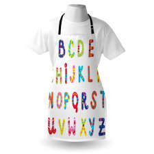 Funny Colorful Letters Apron