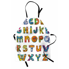 Funny Cats Letter Shapes Apron