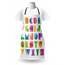 Educational Letters Art Apron