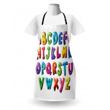 Gradient Colors Graffiti Apron