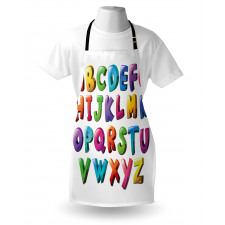 Gradient Colors Graffiti Apron