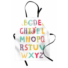 Colorful Education Content Apron