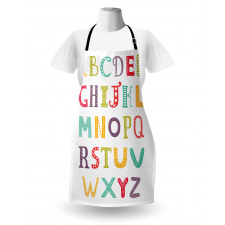 Colorful Education Content Apron