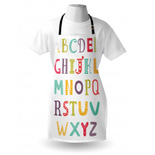 Colorful Education Content Apron