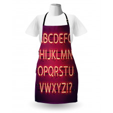 Contemporary Letters Art Apron