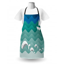 Nautical Paper Boat Apron