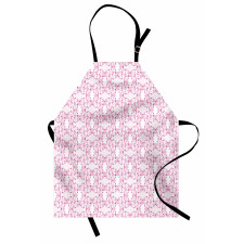 Delicate Striped Floral Apron