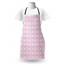 Delicate Striped Floral Apron