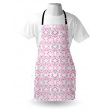 Delicate Striped Floral Apron