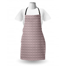 Grunge Look Flowers Petals Apron