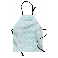 Intricate Pastel Flowers Apron