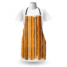 Grunge Vertical Line Apron