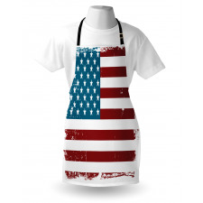 Grungy Old Glory USA Apron