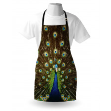 Peacock with Feathers Apron
