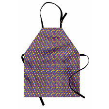 Vibrant Small Big Squares Apron