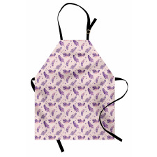 Feathers Paint Blots Apron