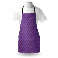 Doodle Hearts with Stripes Apron