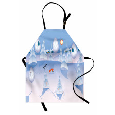 Winter at Woods Animals Apron