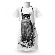 Vintage Wise Night Bird Apron