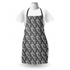 Night Birds Eyes Graphic Apron