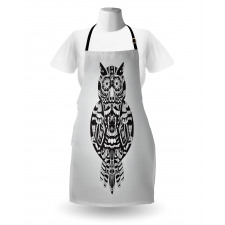 Zentangle Graphic Bird Apron