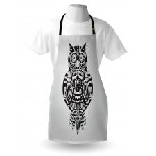 Zentangle Graphic Bird Apron