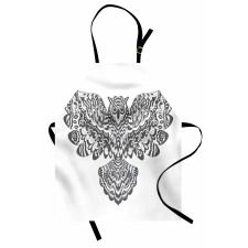 Monochrome Open Wings Apron