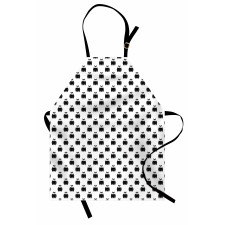 Repeating Cartoon Style Apron