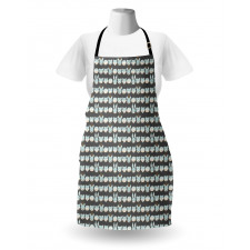 Wild Forest Animal Heads Apron