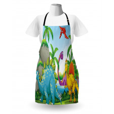 Dinosaurs in the Jungle Apron