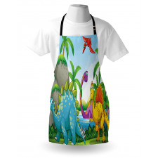 Dinosaurs in the Jungle Apron