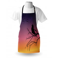 Gradient Sunrise Bird Apron