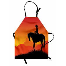 Lonely Cowboy Horseback Apron