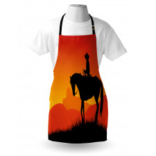 Lonely Cowboy Horseback Apron