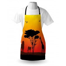 Savannah Animals Sunset Apron