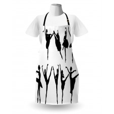 Monochrome Ballet Dancer Apron