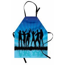 Dancing Crowd Sunrays Apron