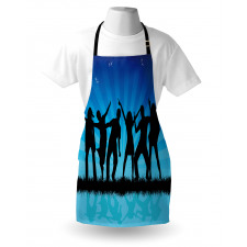 Dancing Crowd Sunrays Apron