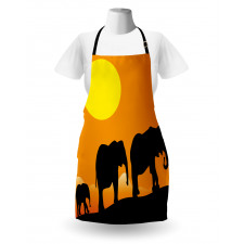 Baby Elephant and Family Apron