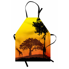 Giraffe Savannah Desert Apron