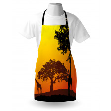 Giraffe Savannah Desert Apron