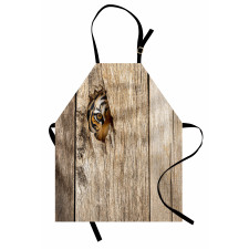 Siberian Wild Tiger Eye Apron