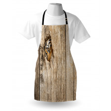 Siberian Wild Tiger Eye Apron