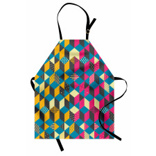 Modern Colorful Blocks Apron