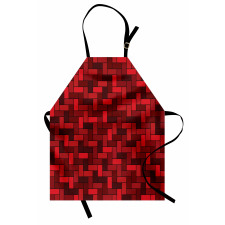 Rectangular Diagonal Zigzags Apron