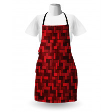 Rectangular Diagonal Zigzags Apron