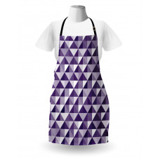 Monochrome Style Triangles Apron