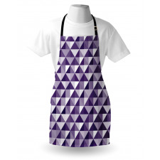 Monochrome Style Triangles Apron