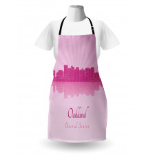 Calligraphic City Skyline Apron